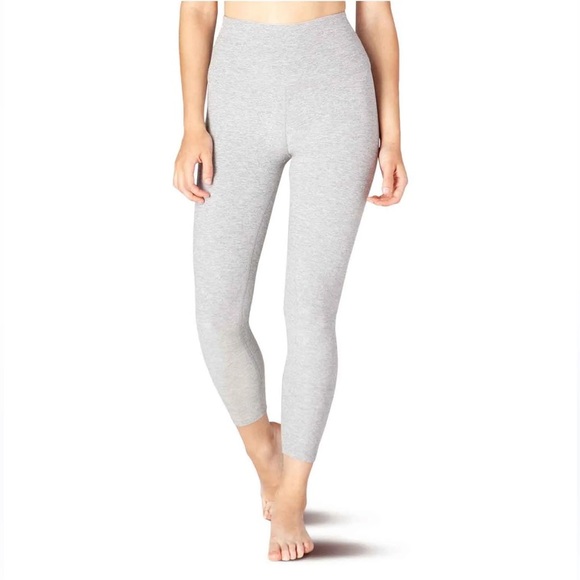 🤍 Beyond Yoga- Large- High Waisted Legging size Heather Gray SpaceDye - Picture 5 of 8